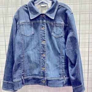 Chico  Platinum  Denim Jacket Size 3